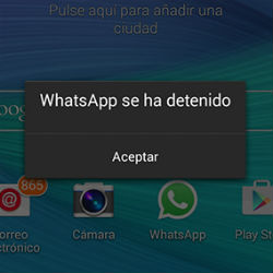 Un error en WhatsApp Android provoca que deje de funcionar